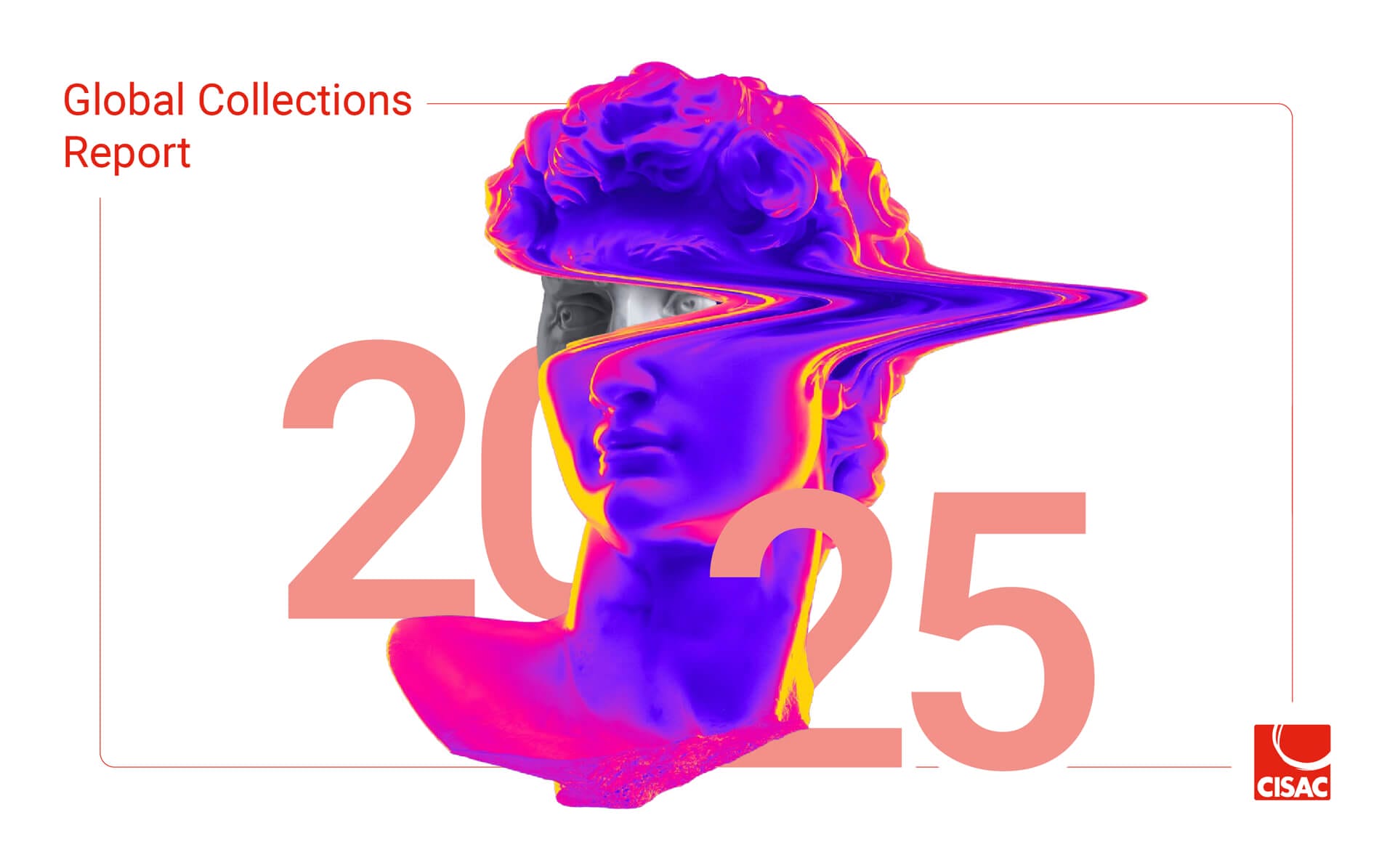 A digital cover image with “Global Collections Report” in red text, the numbers 